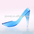 clear beautiful and elegant crystal shoes for wedding gifts